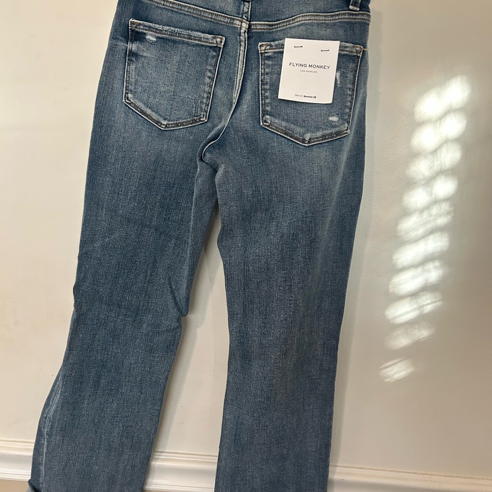 Flying Monkey Blue Straight Leg Jeans